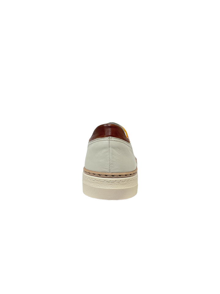 sneakers uomo pelle exton art. 757 avorio
