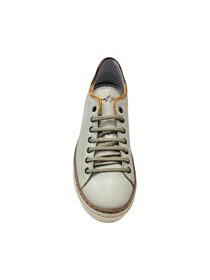 sneakers uomo pelle exton art. 757 avorio