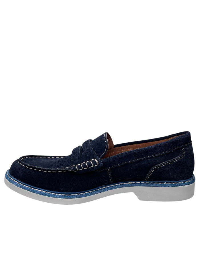 mocassini uomo pelle igi&co art.7606033 blu