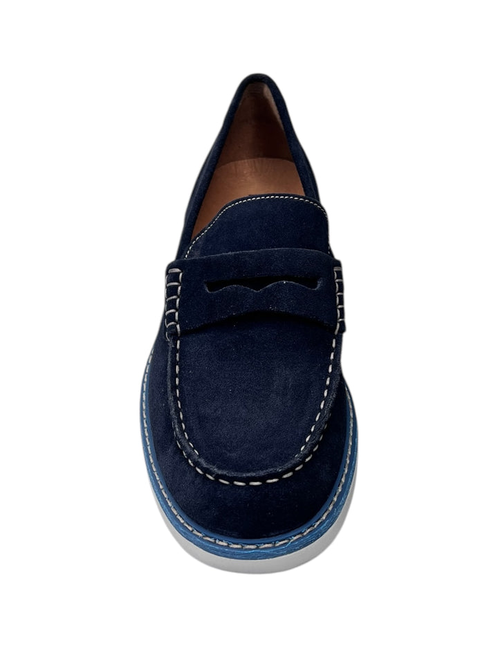 mocassini uomo pelle igi&co art.7606033 blu