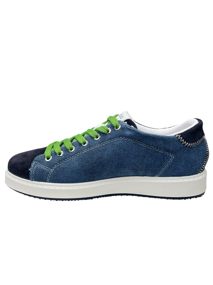 sneakers uomo pelle igi&co art.7623400 blu