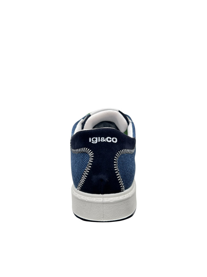 sneakers uomo pelle igi&co art.7623400 blu