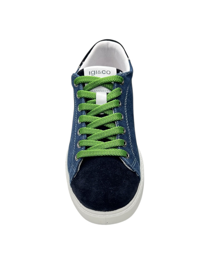 sneakers uomo pelle igi&co art.7623400 blu