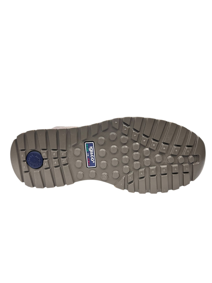 sneakers uomo pelle-tessuto igi&co art.7632633 beige