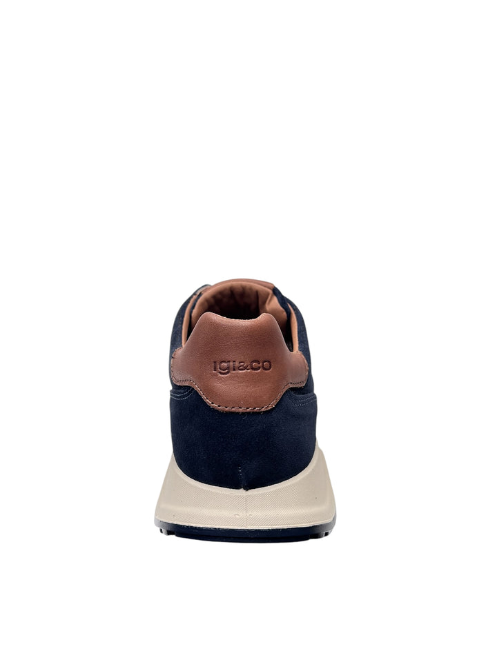 sneakers uomo pelle igi&co art.7634733 blu
