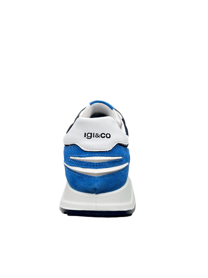 sneakers uomo pelle-tela igi&co art.76348