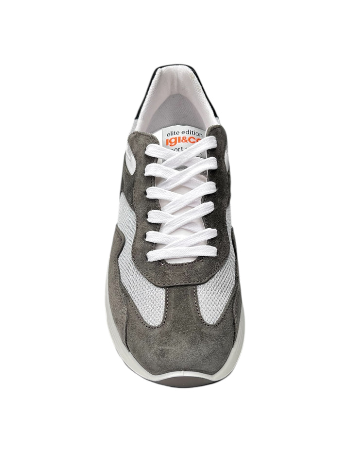 sneakers uomo pelle-tela igi&co art.7636311 verde militare