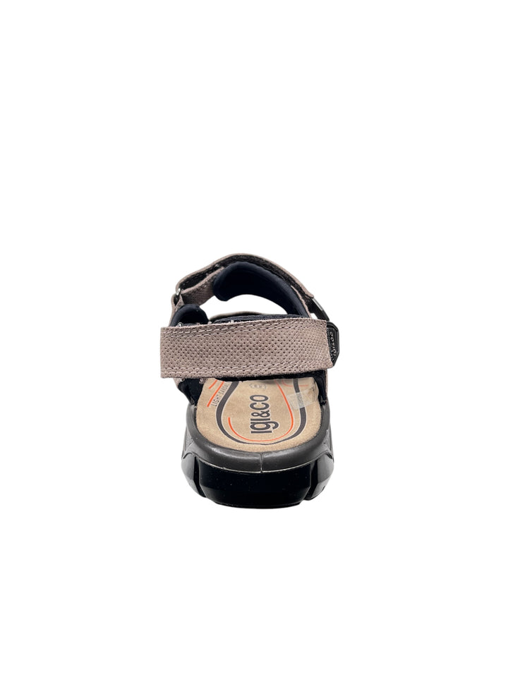 IGI&CO sandali uomo in pelle fango chiaro