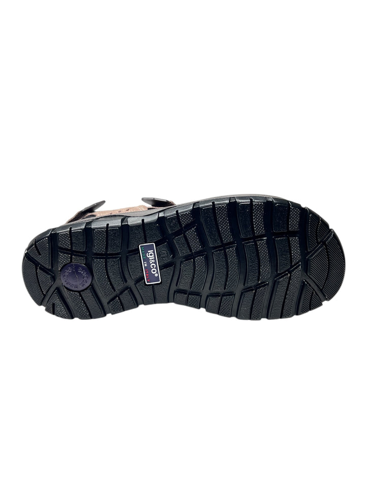 IGI&CO sandali uomo in pelle fango chiaro