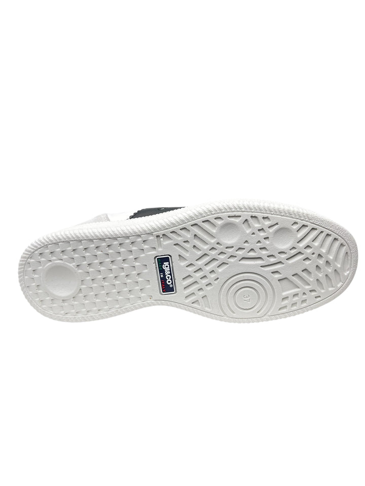 sneakers donna pelle igi&co art.7654511 cristal-nero
