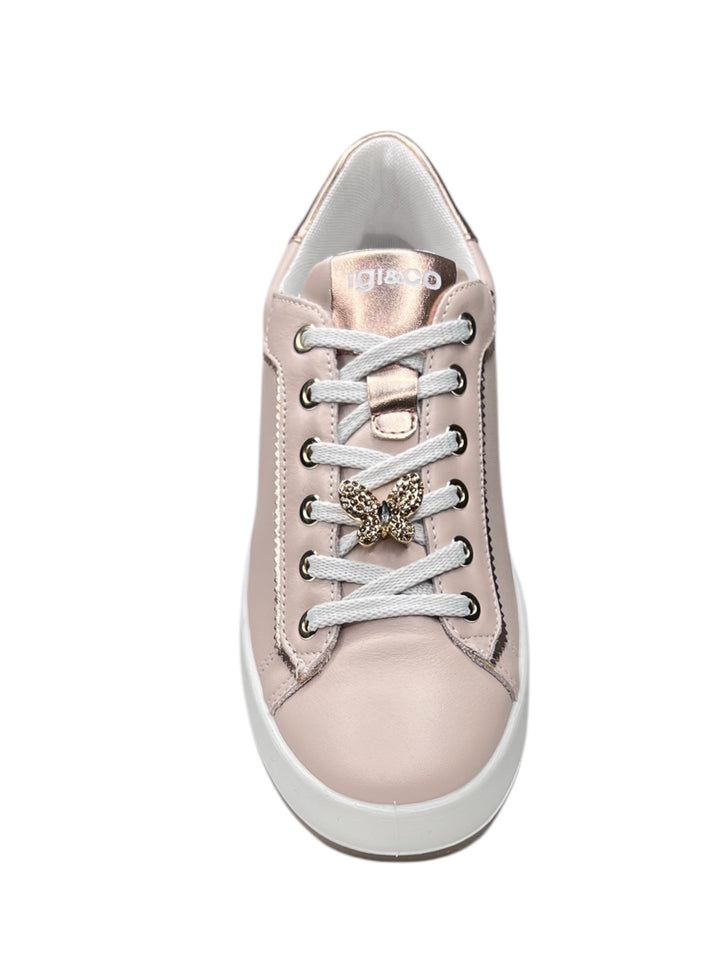 sneakers donna pelle igi&co art.7655211 naturale