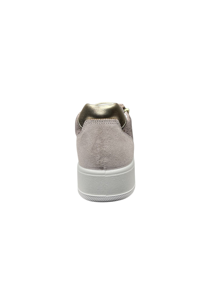 sneakers donna pelle igi&co art.7656411 champagne