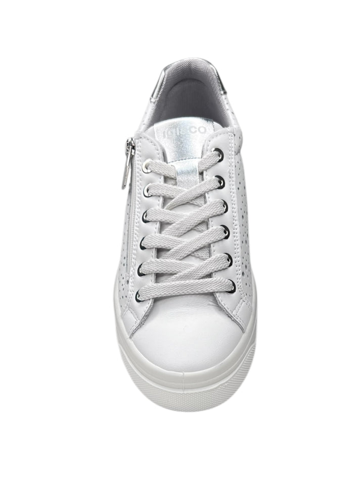 sneakers donna pelle igi&co art.7656455 bianco