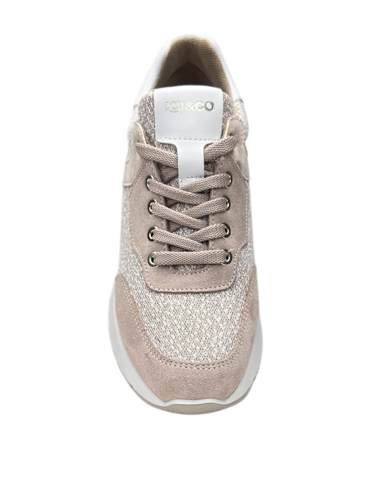 sneakers donna pelle igi&co art.7659211 visone