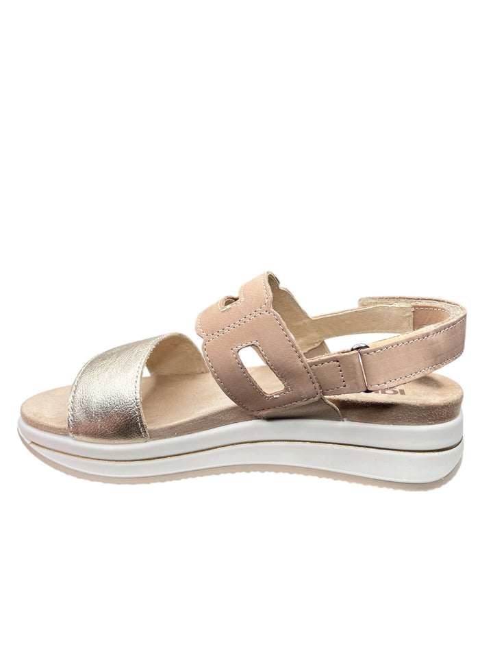 IGI&CO sandali donna in pelle platino-beige