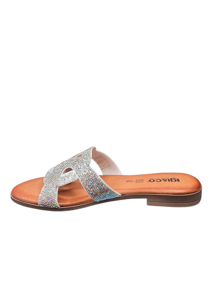 IGI&CO ciabatte donna in pelle latte