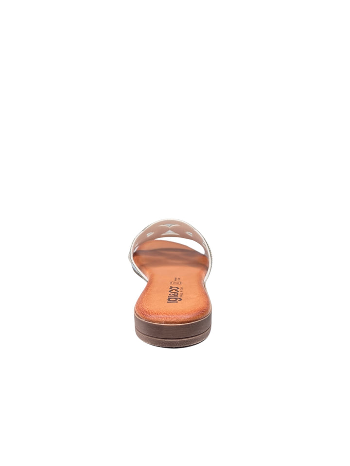 IGI&CO ciabatte donna in pelle latte