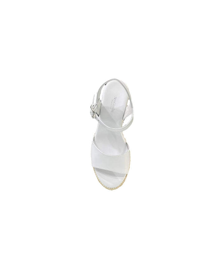 sandali donna pelle nerogiardini art. e307690d707 bianco