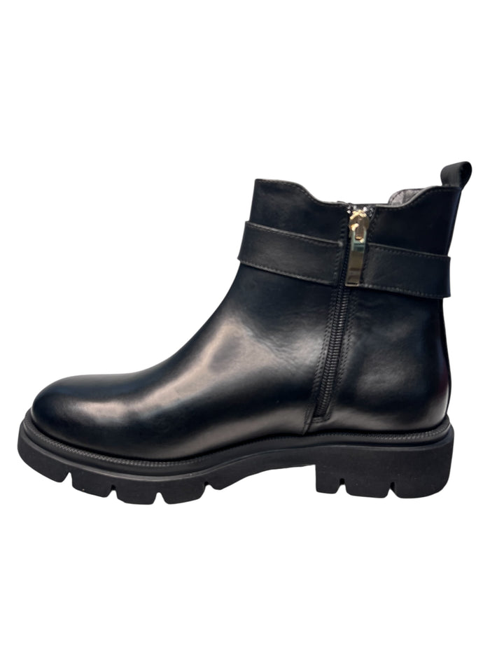 stivaletto donna pelle nero