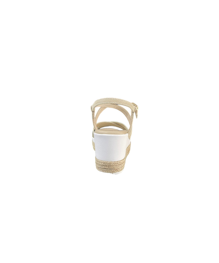sandali donna pelle nerogiardini art. e307710d415 platino-sabbia