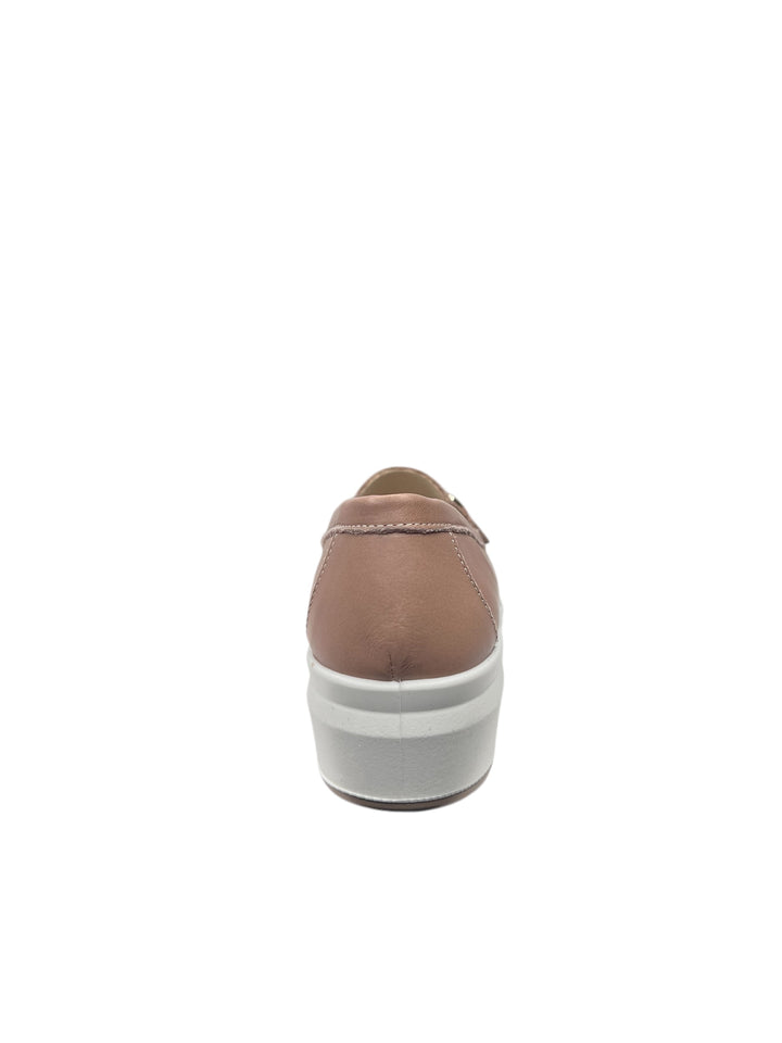 mocassini donna pelle enval soft art.7751911 camel