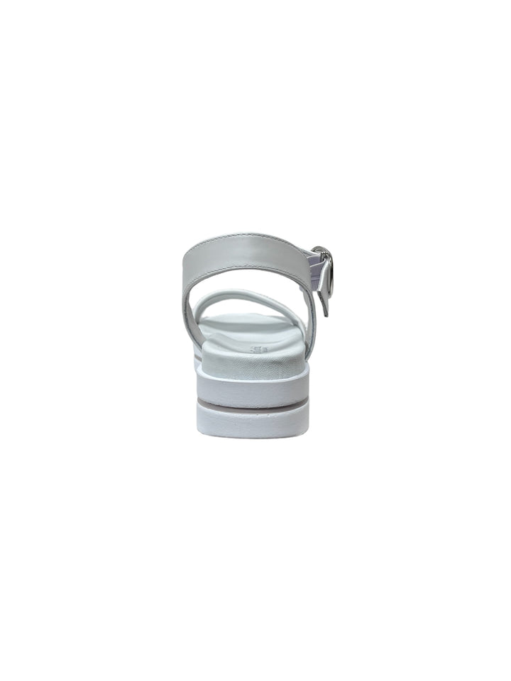 sandali donna pelle nero giardini art.e307812d707 bianco