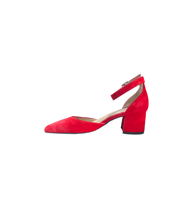 décolleté donna pelle scamosciata nero giardini art. 7991de600 rosso