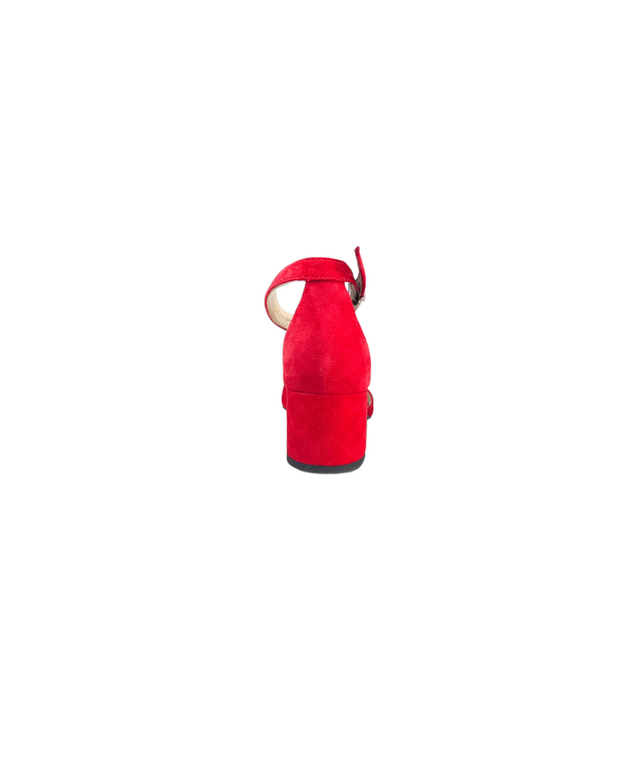 décolleté donna pelle scamosciata nero giardini art. 7991de600 rosso