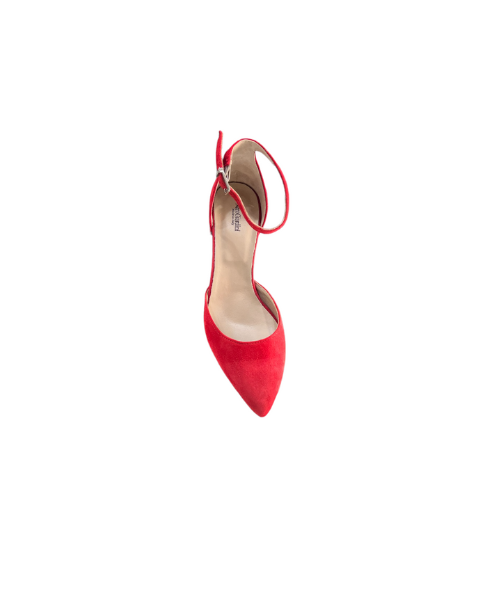 décolleté donna pelle scamosciata nero giardini art. 7991de600 rosso