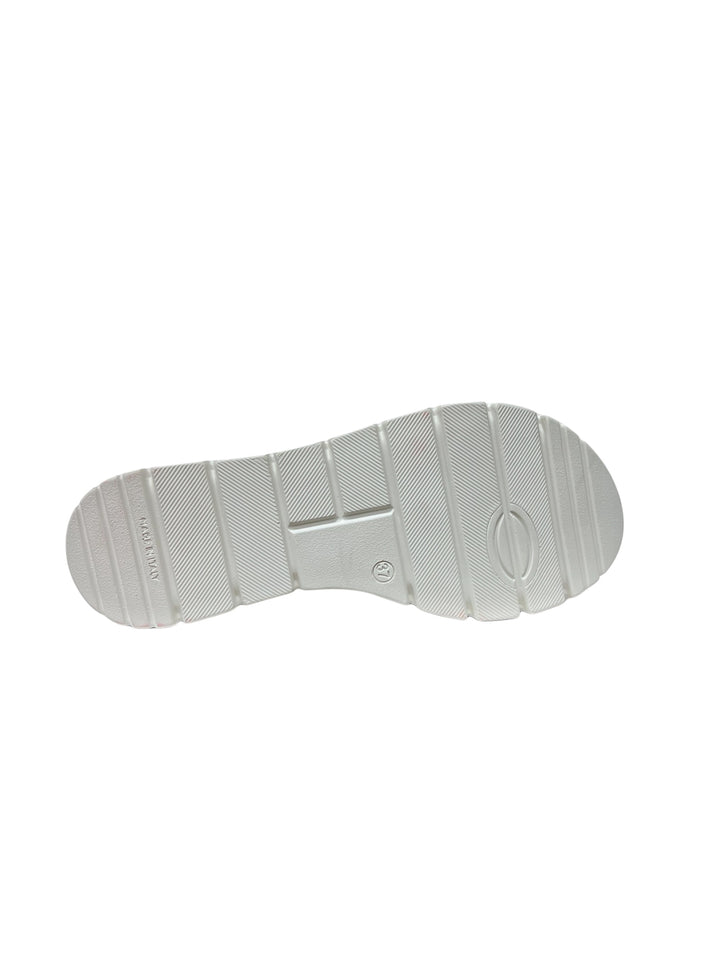 sandali ciabatte donna pelle la repo art.81130-e4 platino