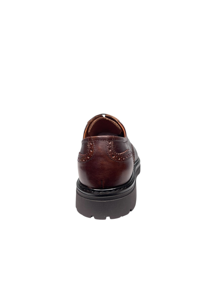 stringata uomo pelle delavato beige