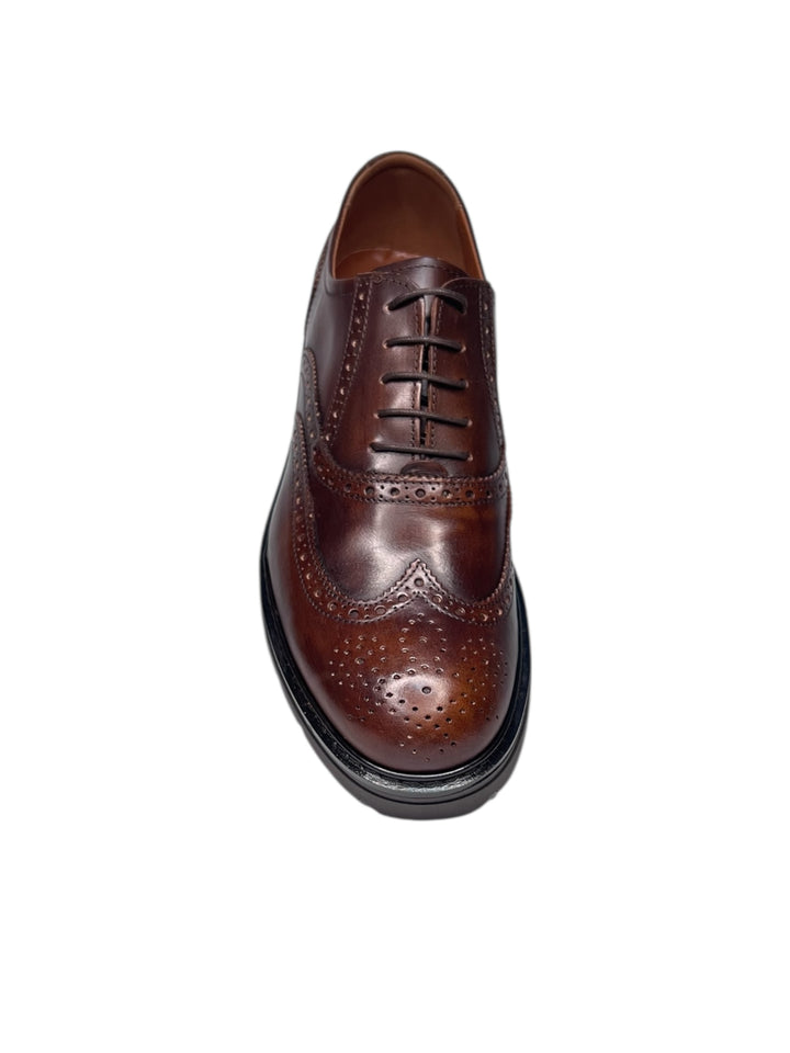 stringata uomo pelle delavato beige
