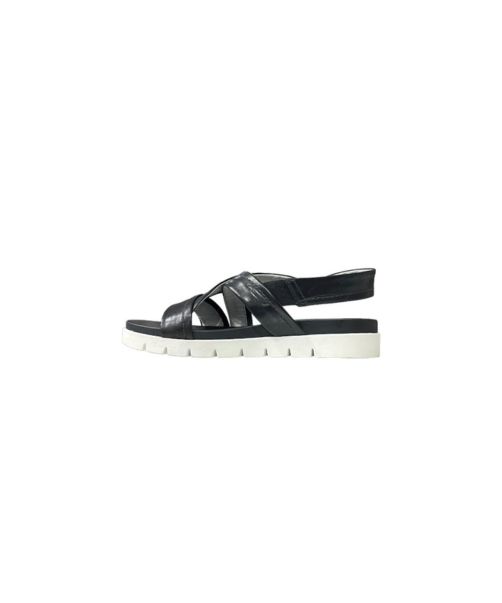 sandali donna pelle nero giardini art. 8220d100 nero