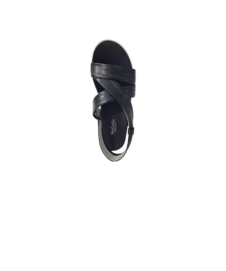 sandali donna pelle nero giardini art. 8220d100 nero
