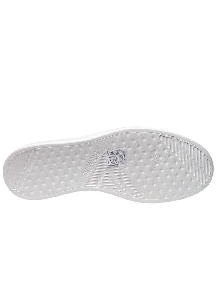 sneakers uomo pelle  exton art.830 bianco