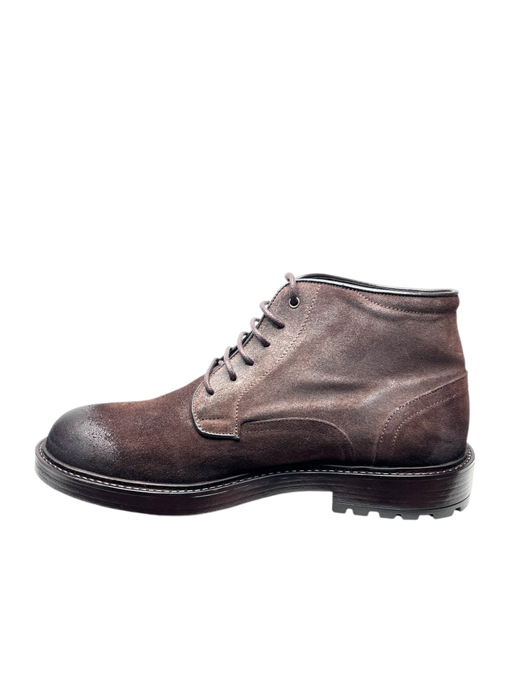 polacchine uomo pelle exton art.8324 terra