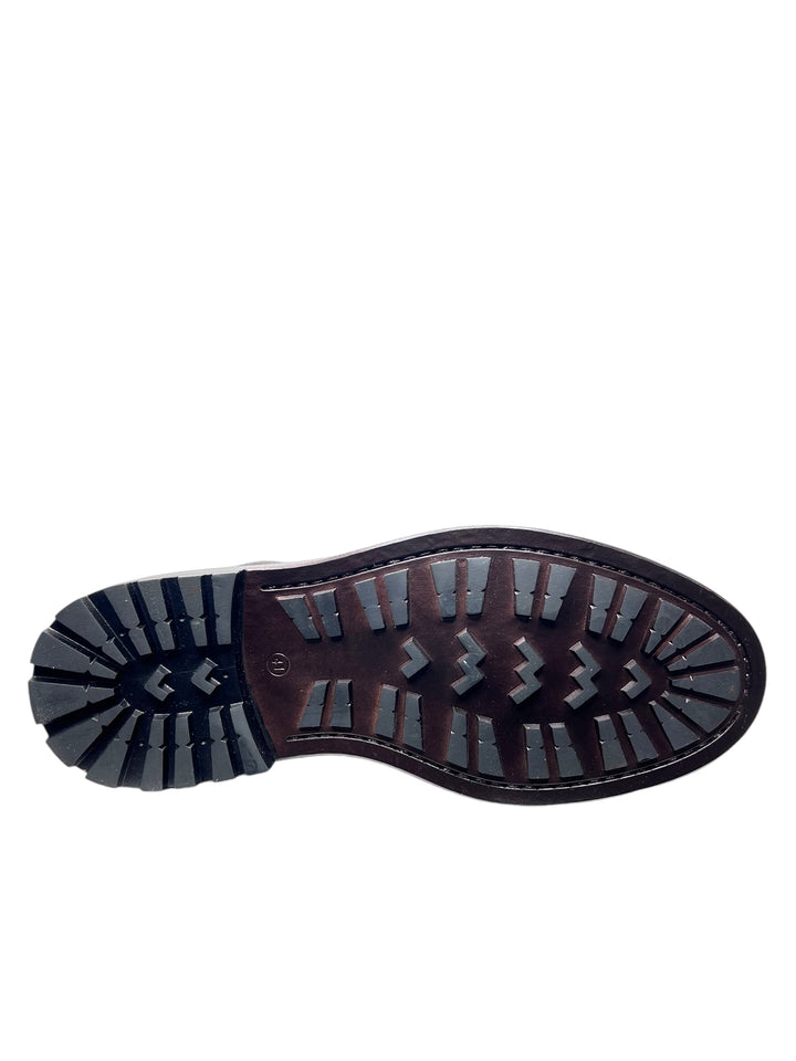 polacchine uomo pelle exton art.8324 terra