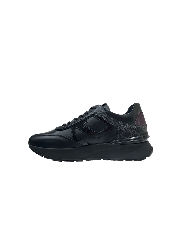 sneakers donna pelle nero giardini art.i308351d100 nero