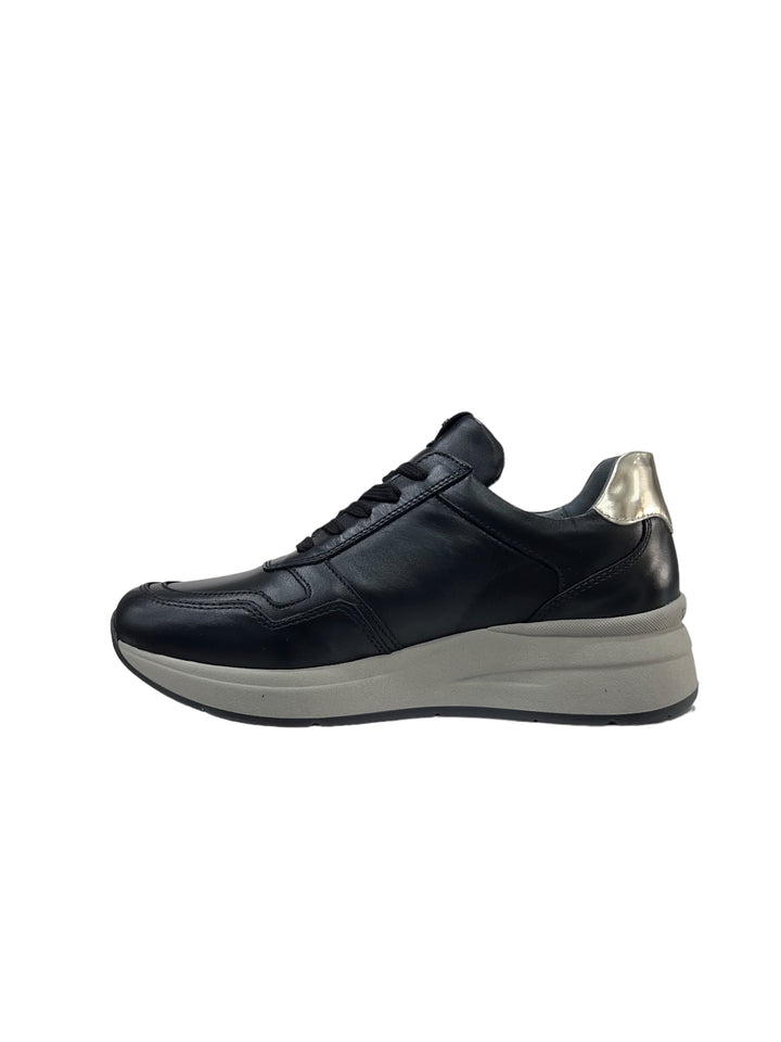 sneakers donna pelle nero giardini art.i308375d100 nero