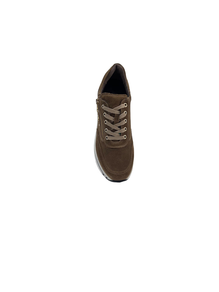sneakers donna pelle nero giardini art.i308382d339 malto