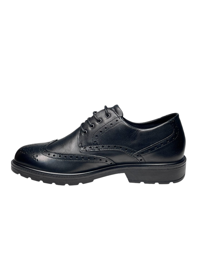 stringata goretex uomo pelle nero