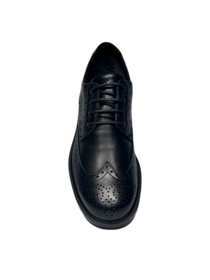 stringata goretex uomo pelle nero