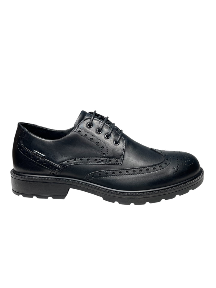 stringata goretex uomo pelle nero