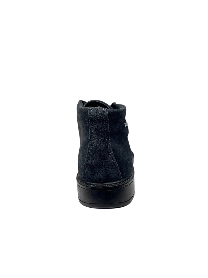 polacchino goretex uomo pelle blu notte