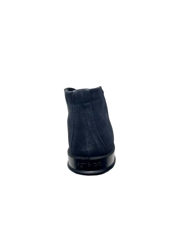 polacchino goretex uomo pelle blu notte