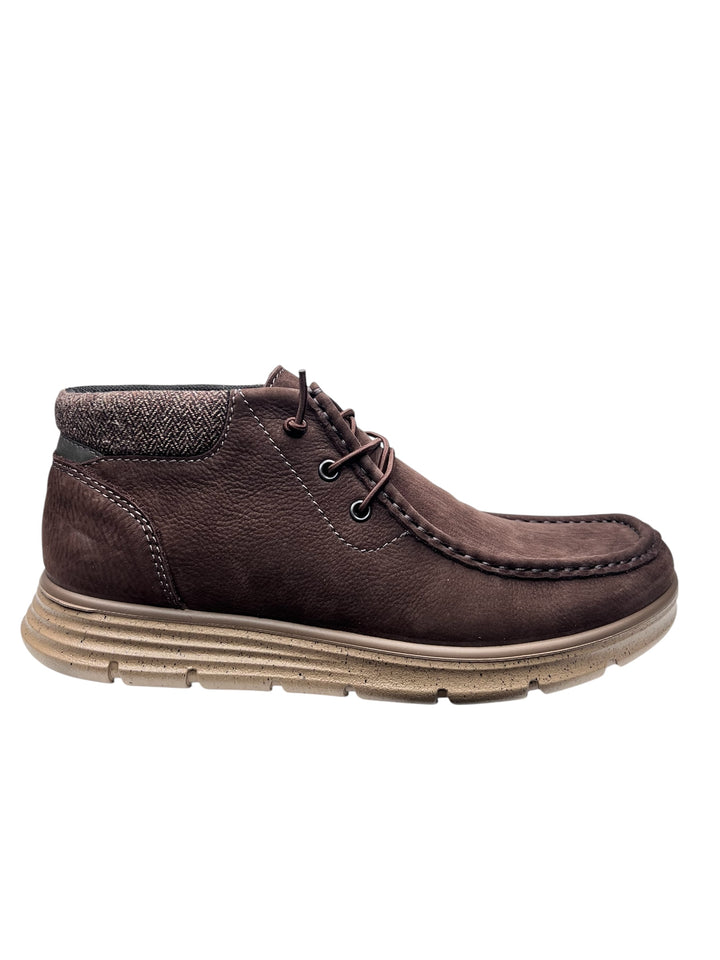 scarpa uomo pelle caffè