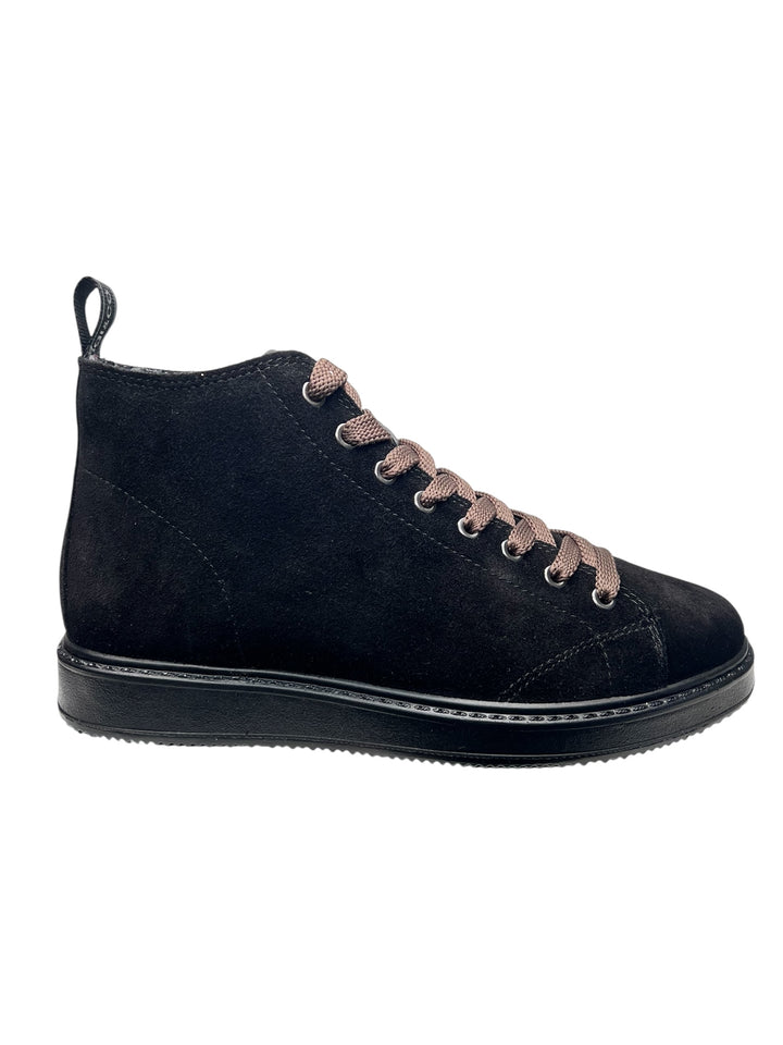 sneaker alta uomo pelle