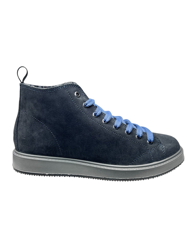 sneaker alta uomo pelle