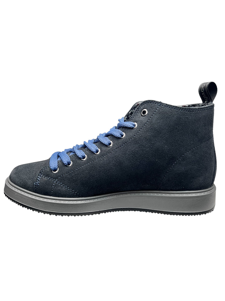 sneaker alta uomo pelle