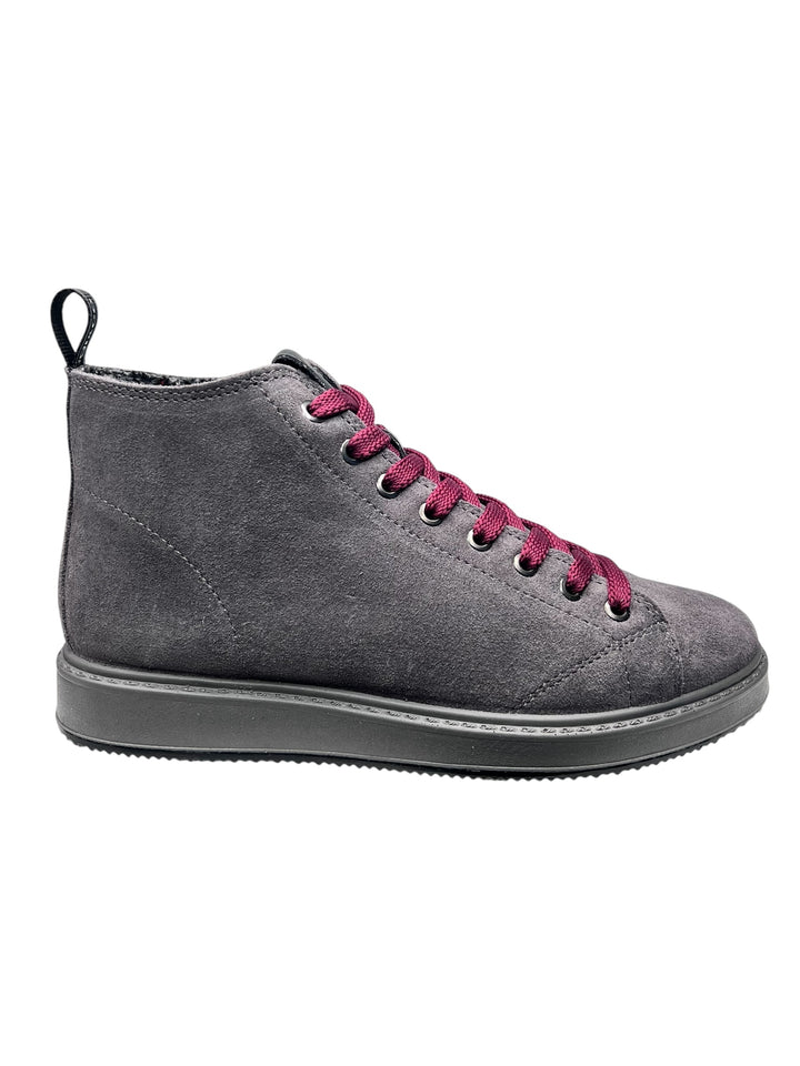 sneaker alta uomo pelle